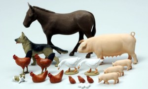 Animales plastico Miniaturas de animales