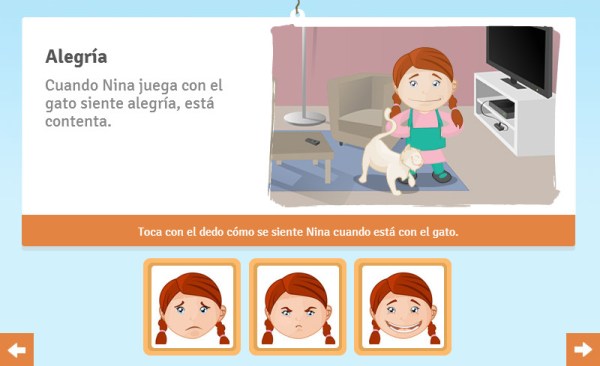 Actividad de elección en base a una situación dada. Choose activity based on a emotional situation.