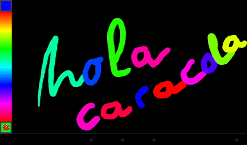 Baby Touch... pinta de colores deslizando los dedos sobre la pantalla.