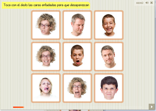 Desapareciendo caras. Ejemplo de actividad con fotografías. 